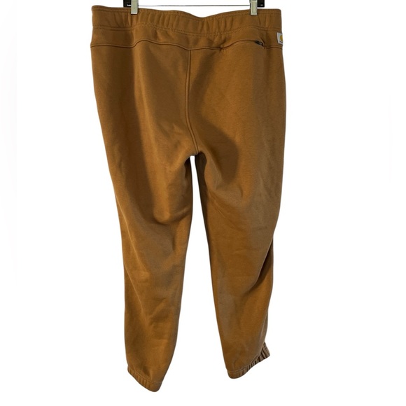 Carhartt Women’s Relaxed Fit Joggers Sweatpants XL Brown BN5510-W - Picture 4 of 15
